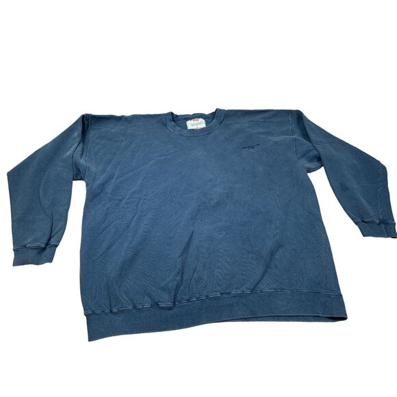 90's Levis Men's XL Blue Crewneck Sweatshirt Made In USA Crewneck Pullover VTG - Picture 1 of 12